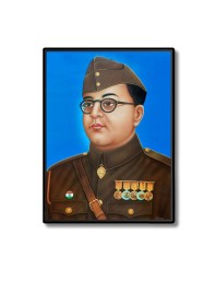 Netaji Subhash Candra Bosee  Laminated Photo  - 5x7 Inches, Divine Blessings for Home & Office and Temple Decoration