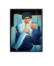 Osho  Laminated Photo  - 5x7 Inches, Divine Blessings for Home & Office and Temple Decoration