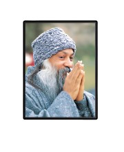 Osho  Laminated Photo  - 5x7 Inches, Divine Blessings for Home & Office and Temple Decoration