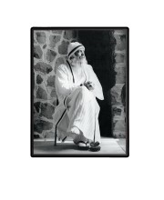 Osho  Laminated Photo  - 5x7 Inches, Divine Blessings for Home & Office and Temple Decoration