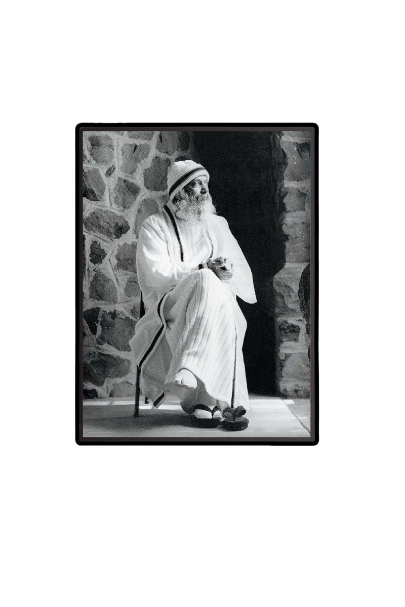 Osho  Laminated Photo  - 5x7 Inches, Divine Blessings for Home & Office and Temple Decoration