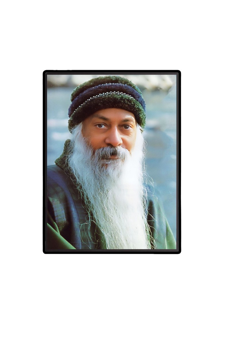 Osho  Laminated Photo  - 5x7 Inches, Divine Blessings for Home & Office and Temple Decoration