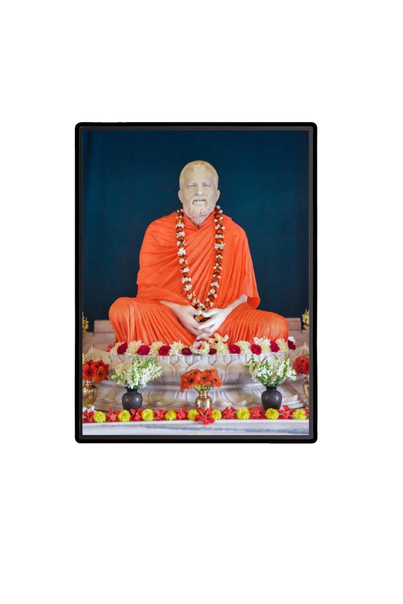 Sri Ramakrishna Paramahansa Laminated Photo  - 5x7 Inches, Divine Blessings for Home & Office and Temple Decoration