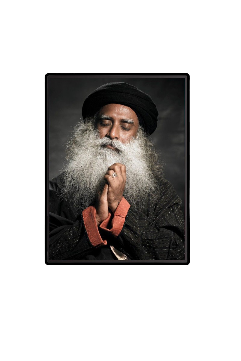 Sadhguru (Jaggi Vasudev)  Laminated Photo  - 5x7 Inches, Divine Blessings for Home & Office and Temple Decoration