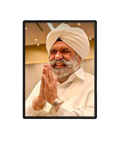 Sant Rajinder Singh Ji Maharaj Laminated Photo  - 5x7 Inches, Divine Blessings for Home & Office and Temple Decoration