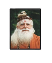 Satguru Sivaya Subramuniyaswami Laminated Photo  - 5x7 Inches, Divine Blessings for Home & Office and Temple Decoration