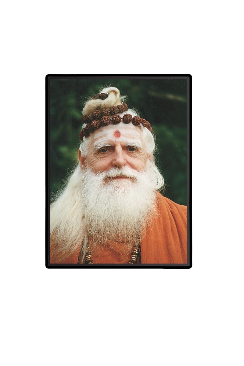 Satguru Sivaya Subramuniyaswami Laminated Photo  - 5x7 Inches, Divine Blessings for Home & Office and Temple Decoration