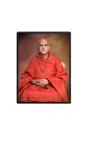 Swami Avdheshanand Giri Laminated Photo  - 5x7 Inches, Divine Blessings for Home & Office and Temple Decoration