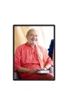 Swami Kriyananda  Laminated Photo  - 5x7 Inches, Divine Blessings for Home & Office and Temple Decoration