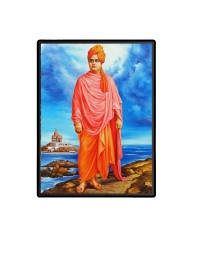 Swami Vivekananda  Laminated Photo  - 5x7 Inches, Divine Blessings for Home & Office and Temple Decoration