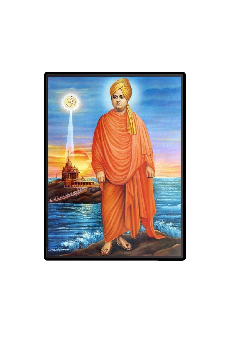 Swami Vivekananda  Laminated Photo  - 5x7 Inches, Divine Blessings for Home & Office and Temple Decoration