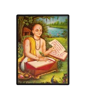 Tulsidas Laminated Photo  - 5x7 Inches, Divine Blessings for Home & Office and Temple Decoration