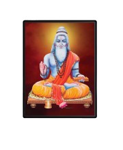 Vashishtha Laminated Photo  - 5x7 Inches, Divine Blessings for Home & Office and Temple Decoration