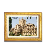All Saints Cathedral  Church Church Photo Frame, 10x14 Inches Beautiful Elegant Framed Wall Art of Iconic Cathedral
