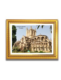 All Saints Cathedral  Church Church Photo Frame, 10x14 Inches Beautiful Elegant Framed Wall Art of Iconic Cathedral