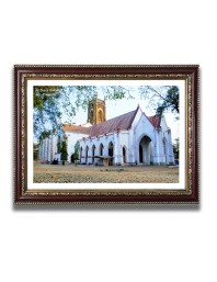 All Saints Cathedral  Church Church Photo Frame, 10x14 Inches Beautiful Elegant Framed Wall Art of Iconic Cathedral