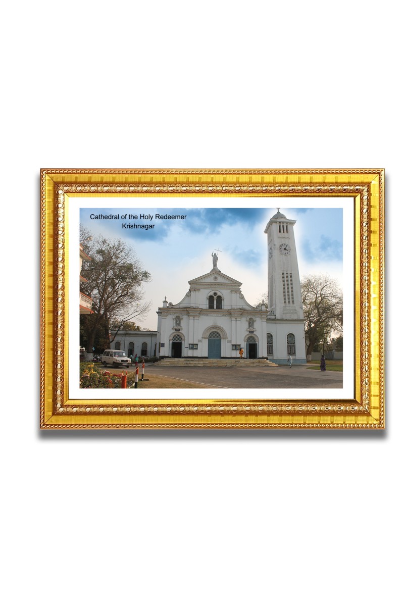 Cathedral of the Holy Redeemer  Church Church Photo Frame, 10x14 Inches Beautiful Elegant Framed Wall Art of Iconic Cathedral