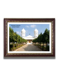 Ephiphany Cathedral Church Church Photo Frame, 10x14 Inches Beautiful Elegant Framed Wall Art of Iconic Cathedral