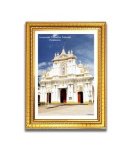 Immaculate Conception Cathedral  Church Church Photo Frame, 10x14 Inches Beautiful Elegant Framed Wall Art of Iconic Cathedral