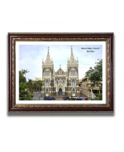 Mount Marry Church Church Church Photo Frame, 10x14 Inches Beautiful Elegant Framed Wall Art of Iconic Cathedral
