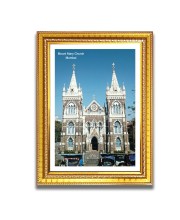 Mount Marry Church Church Church Photo Frame, 10x14 Inches Beautiful Elegant Framed Wall Art of Iconic Cathedral
