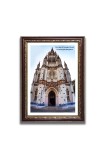 Our Lady of Lourdes Church Church Church Photo Frame, 10x14 Inches Beautiful Elegant Framed Wall Art of Iconic Cathedral