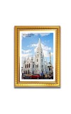 San Thomas Basilica  Church Church Photo Frame, 10x14 Inches Beautiful Elegant Framed Wall Art of Iconic Cathedral