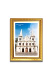 Santa Cruz Basilica Church Church Photo Frame, 10x14 Inches Beautiful Elegant Framed Wall Art of Iconic Cathedral