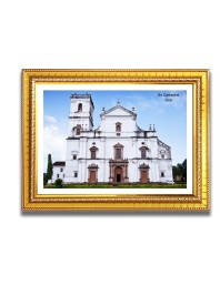 Se Cathedral Church Church Photo Frame, 10x14 Inches Beautiful Elegant Framed Wall Art of Iconic Cathedral