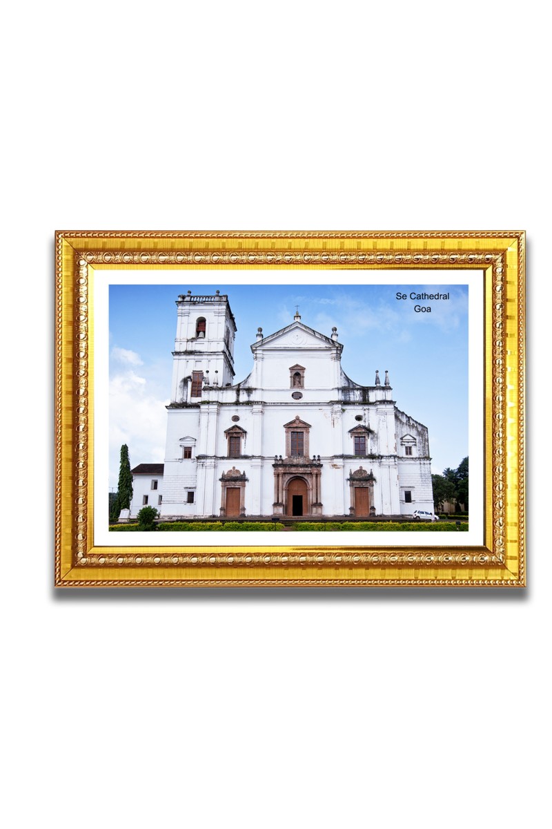Se Cathedral Church Church Photo Frame, 10x14 Inches Beautiful Elegant Framed Wall Art of Iconic Cathedral