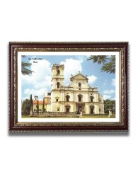 Se Cathedral Church Church Photo Frame, 10x14 Inches Beautiful Elegant Framed Wall Art of Iconic Cathedral