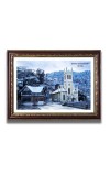 Shimla Christ Church  Church Church Photo Frame, 10x14 Inches Beautiful Elegant Framed Wall Art of Iconic Cathedral