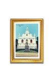 St. Francis Church Church Church Photo Frame, 10x14 Inches Beautiful Elegant Framed Wall Art of Iconic Cathedral