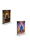 Car Desk/Table Top Lord Shiva & Shiva Lingam Acrylic T-Style Photo Stand - 2.5x3.5 Inches, Compact and Stylish Spiritual Display, easily change 2 photos ( Pack of 1 ) Car Desk/Table Top Lord Shiva & Shiva Lingam Acrylic T-Style Photo Stand - 2.5x3.5 Inches, Compact and Stylish Spiritual Display, easily change 2 photos ( Pack of 1 )