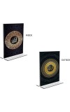 Car Desk/Table Top Islamic Allah Acrylic T-Style Photo Stand - 2.5x3.5 Inches, Compact and Stylish Spiritual Display, easily change 2 photos ( Pack of 1 ) Car Desk/Table Top Islamic Allah Acrylic T-Style Photo Stand - 2.5x3.5 Inches, Compact and Stylish Spiritual Display, easily change 2 photos ( Pack of 1 )