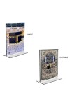 Car Desk/Table Top Islamic Allah & Mecca Madina Acrylic T-Style Photo Stand - 2.5x3.5 Inches, Compact and Stylish Spiritual Display, easily change 2 photos ( Pack of 1 ) Car Desk/Table Top Islamic Allah & Mecca Madina Acrylic T-Style Photo Stand - 2.5x3.5 Inches, Compact and Stylish Spiritual Display, easily change 2 photos ( Pack of 1 )