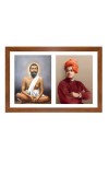 Ramakrishna paramahamsa  and vivekananda Photo Frame - 11x15Inches - Spiritual Artwork for Home Wall Decoration, Puja Room and Office Decoration and Gifting 