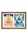 Mitra and varuna Photo Frame - 11x15Inches - Spiritual Artwork for Home Wall Decoration, Puja Room and Office Decoration and Gifting 