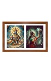 Soma and rohini Photo Frame - 11x15Inches - Spiritual Artwork for Home Wall Decoration, Puja Room and Office Decoration and Gifting 