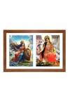 Uma and Bhudevi Photo Frame - 11x15Inches - Spiritual Artwork for Home Wall Decoration, Puja Room and Office Decoration and Gifting Uma and Bhudevi Photo Frame - 11x15Inches - Spiritual Artwork for Home Wall Decoration, Puja Room and Office Decoration and Gifting