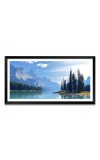 Nature Landscape Floating Frame Scenery Digital Print - 12x24 inch Modern Nature Wall Art for Living Room, Bedroom, Office, Hotels, Drawing Room