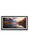 Nature Landscape Floating Frame Scenery Digital Print - 12x24 inch Modern Nature Wall Art for Living Room, Bedroom, Office, Hotels, Drawing Room