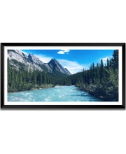 Nature Landscape Floating Frame Scenery Digital Print - 12x24 inch Modern Nature Wall Art for Living Room, Bedroom, Office, Hotels, Drawing Room