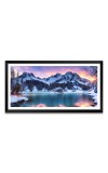 Nature Landscape Floating Frame Scenery Digital Print - 12x24 inch Modern Nature Wall Art for Living Room, Bedroom, Office, Hotels, Drawing Room