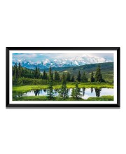 Nature Landscape Floating Frame Scenery Digital Print - 12x24 inch Modern Nature Wall Art for Living Room, Bedroom, Office, Hotels, Drawing Room
