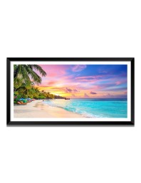 Nature Landscape Floating Frame Scenery Digital Print - 12x24 inch Modern Nature Wall Art for Living Room, Bedroom, Office, Hotels, Drawing Room