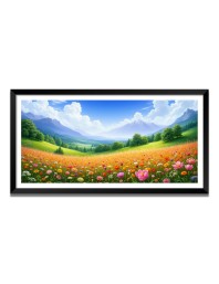 Nature Landscape Floating Frame Scenery Digital Print - 12x24 inch Modern Nature Wall Art for Living Room, Bedroom, Office, Hotels, Drawing Room