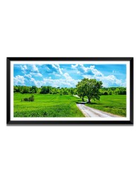 Nature Landscape Floating Frame Scenery Digital Print - 12x24 inch Modern Nature Wall Art for Living Room, Bedroom, Office, Hotels, Drawing Room
