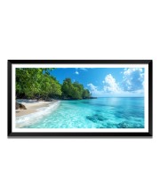 Nature Landscape Floating Frame Scenery Digital Print - 12x24 inch Modern Nature Wall Art for Living Room, Bedroom, Office, Hotels, Drawing Room