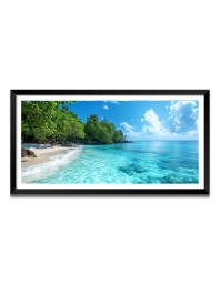 Nature Landscape Floating Frame Scenery Digital Print - 12x24 inch Modern Nature Wall Art for Living Room, Bedroom, Office, Hotels, Drawing Room